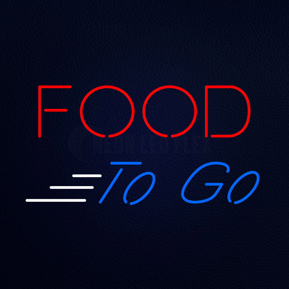 Food To Go Catering Neon Flex Sign