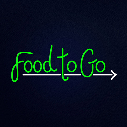 Food To Go Neon Flex Sign