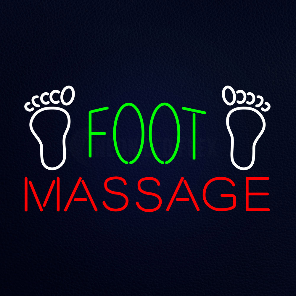 Foot Massage Feet Neon Flex Sign