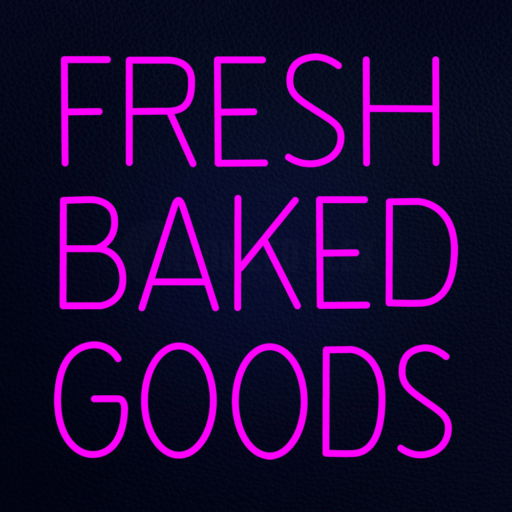 Fresh Baked Goods Neon Flex Sign