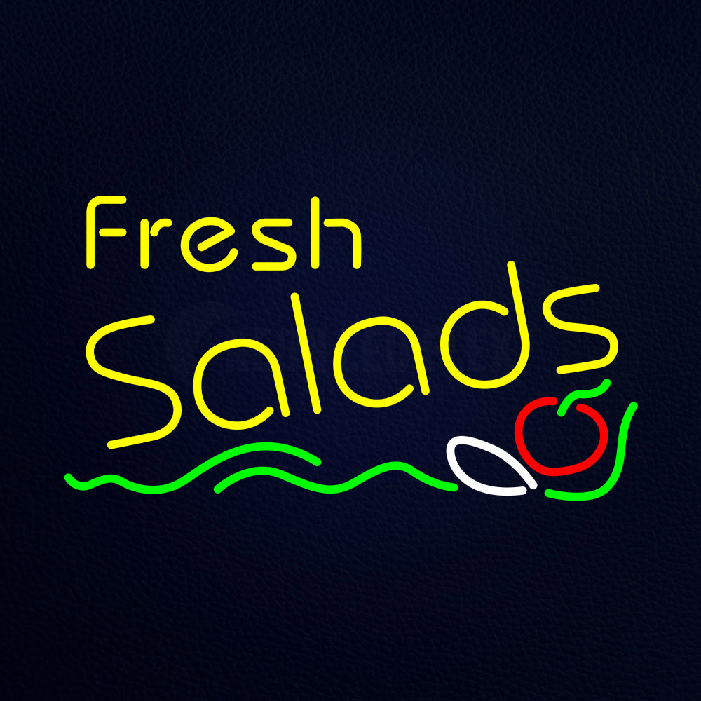 Fresh Salads Food Neon Flex Sign