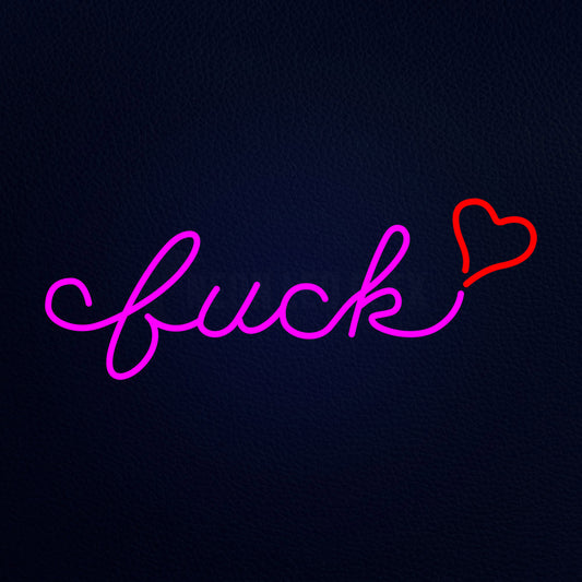 Fuck Love Neon Flex Sign