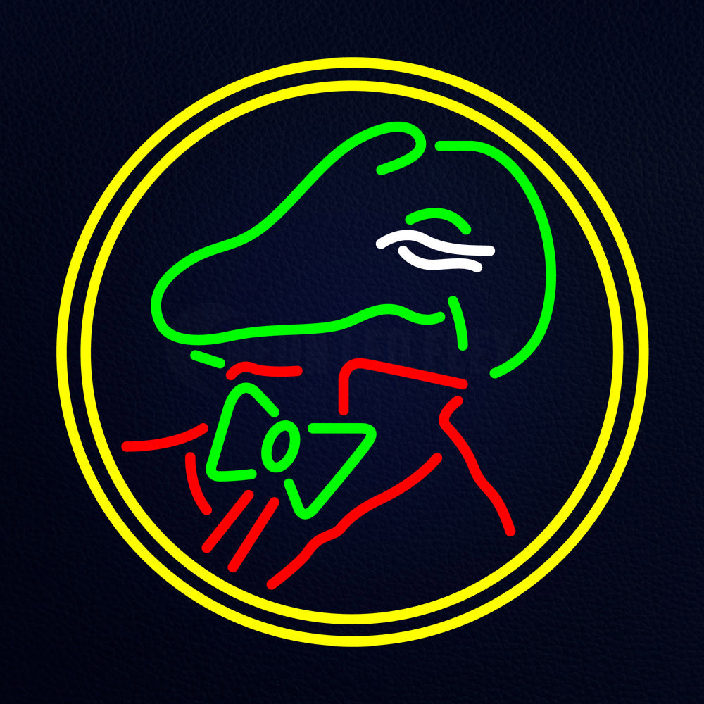 Gator Face Man Neon Flex Sign