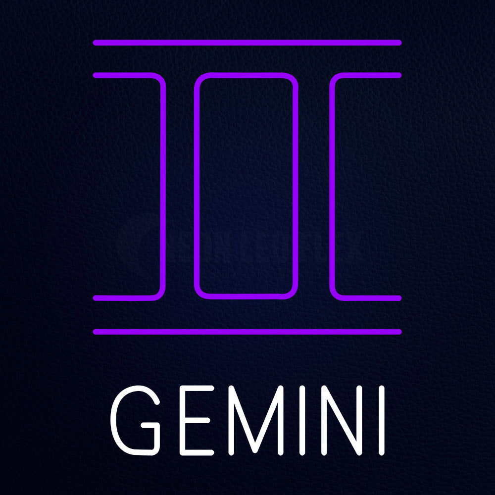 Gemini Icon Neon Flex Sign