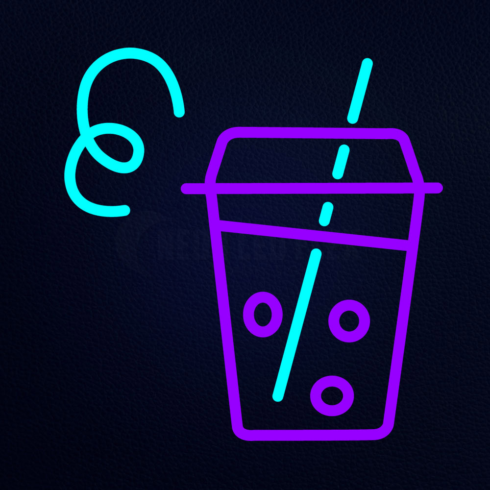 Glass Emoji Neon Flex Sign