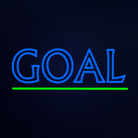 Goal Neon Flex Sign