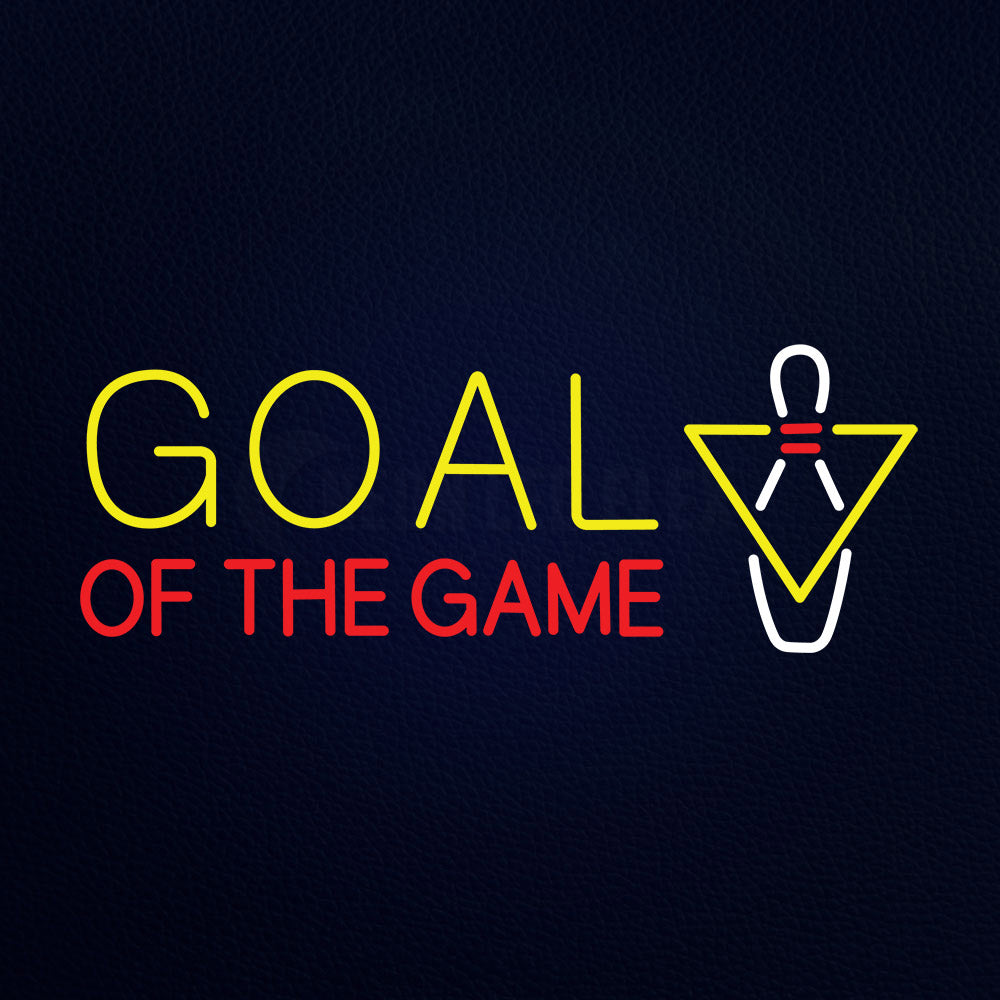 Goal Of The Game Neon Flex Sign