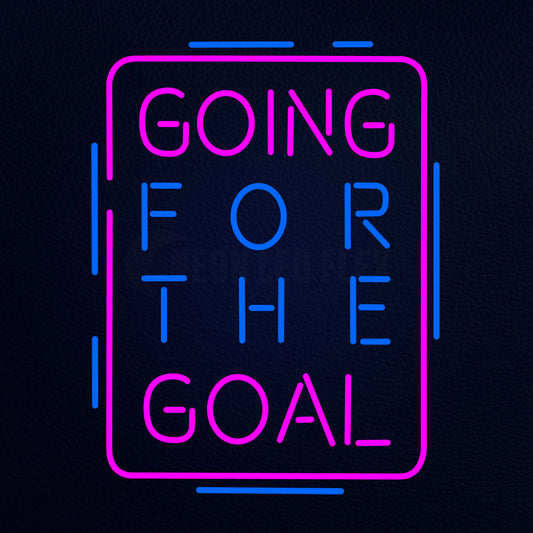 Going For The Goal Neon Flex Sign