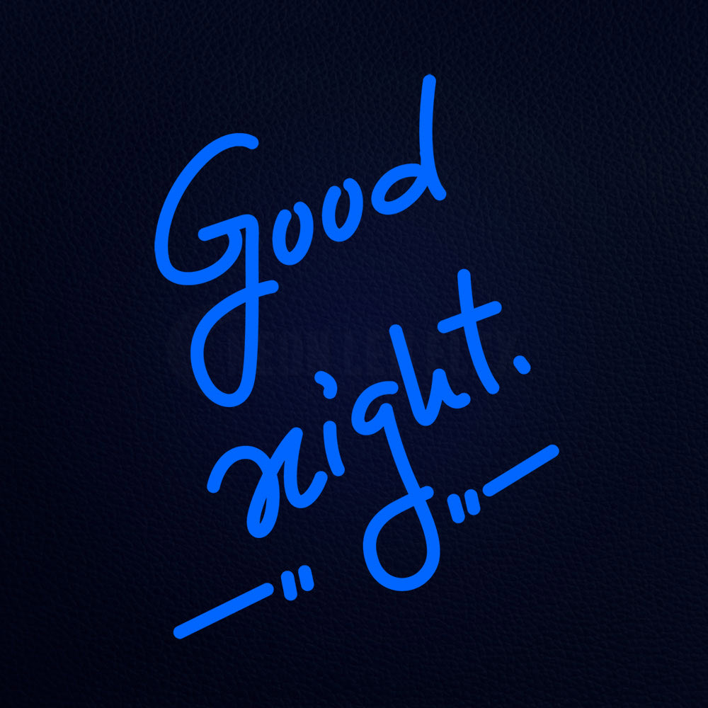 Good Night Neon Flex Sign