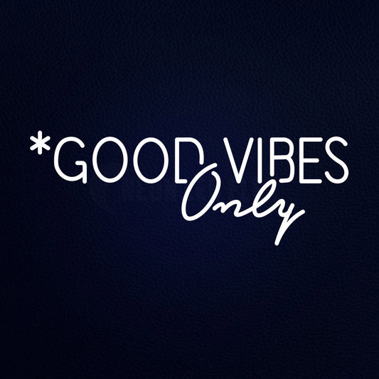 Good Vibes Only Neon Flex Sign