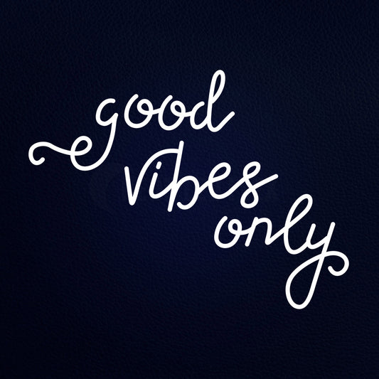 Good Vibes Only Neon Flex Sign