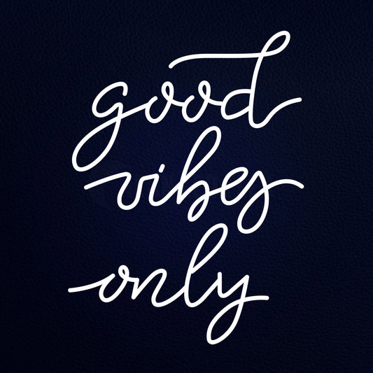 Good Vibes Only Neon Flex Sign