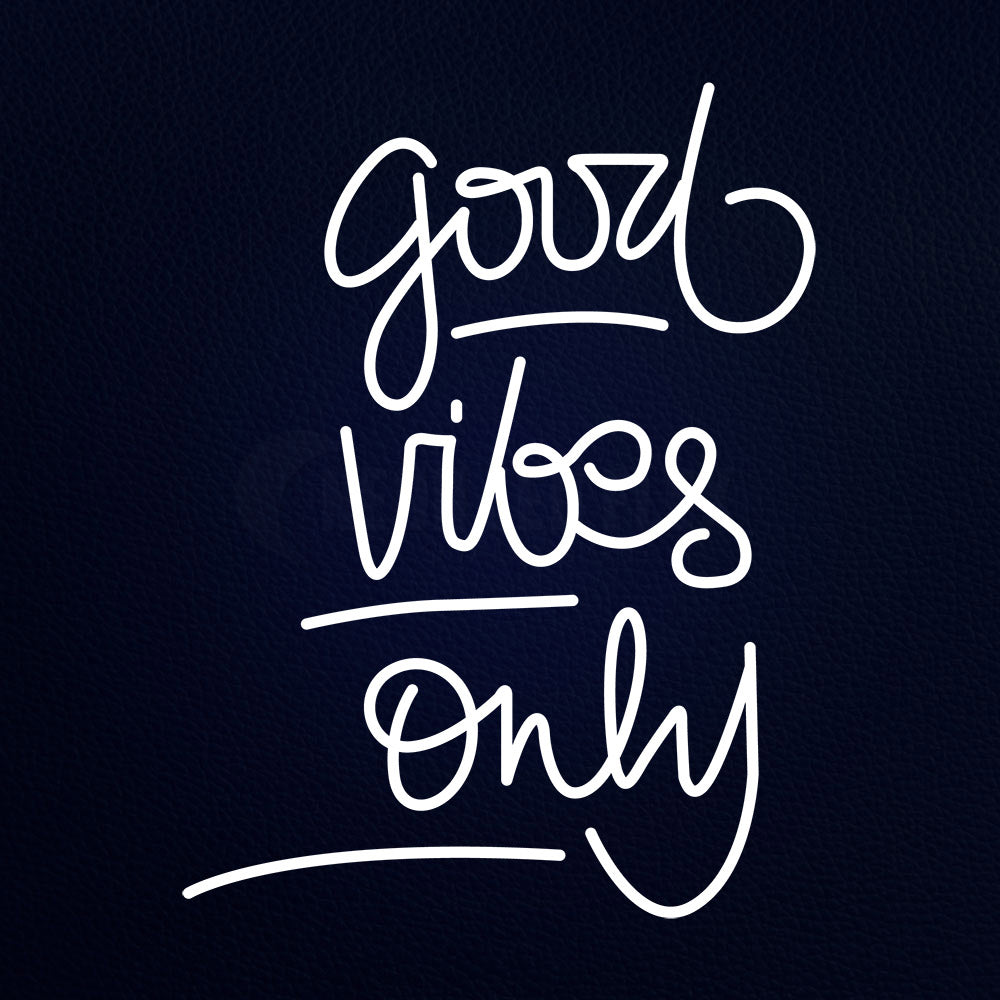 Good Vibes Only Neon Flex Sign