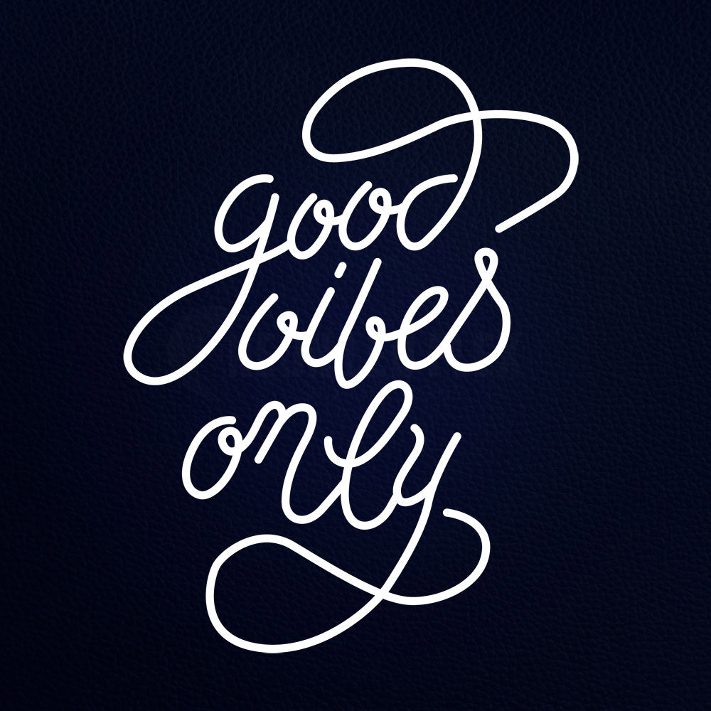 Good Vibes Only Neon Flex Sign