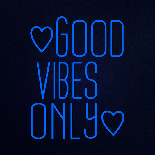 Good Vibes Only Neon Flex Sign