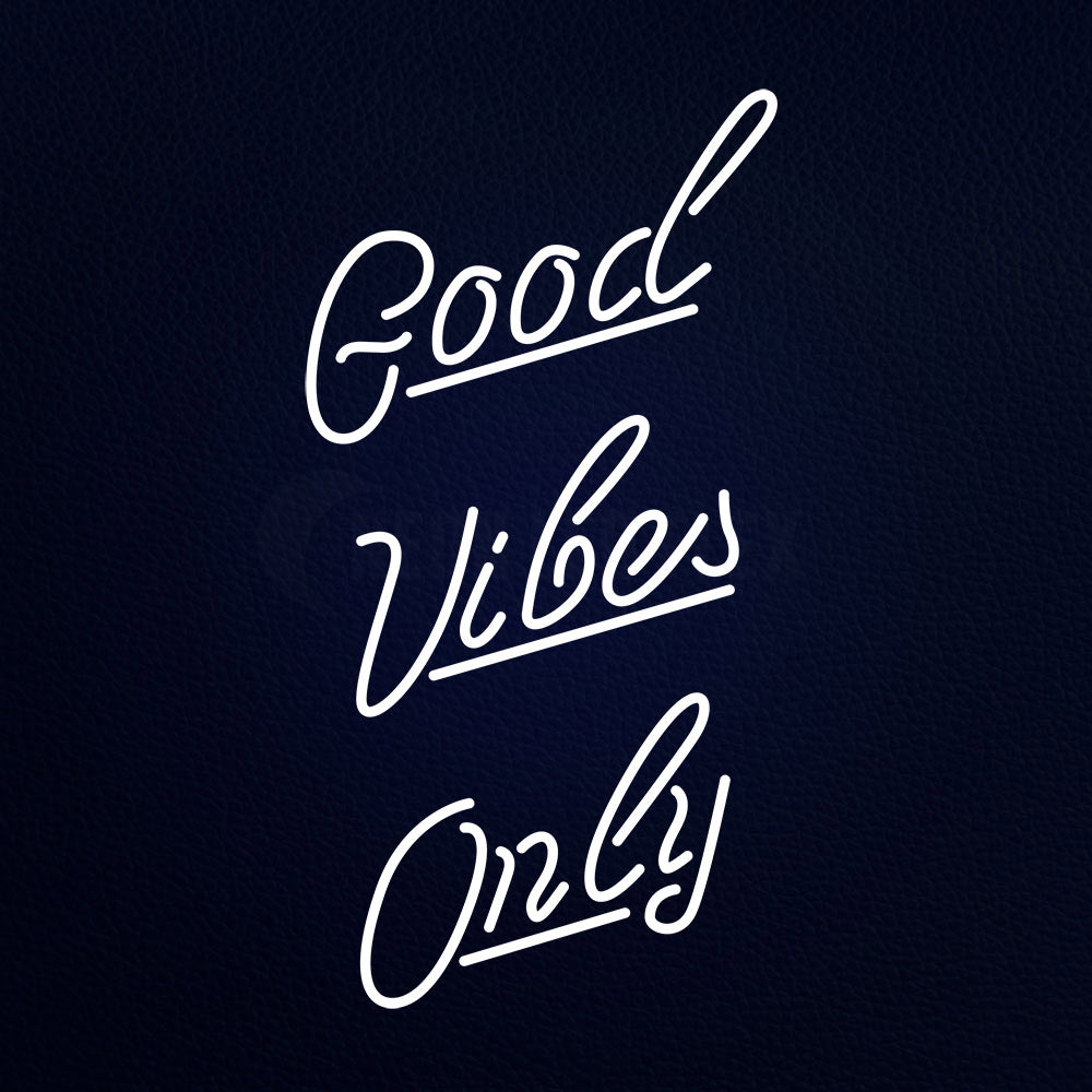 Good Vibes Only Neon Flex Sign