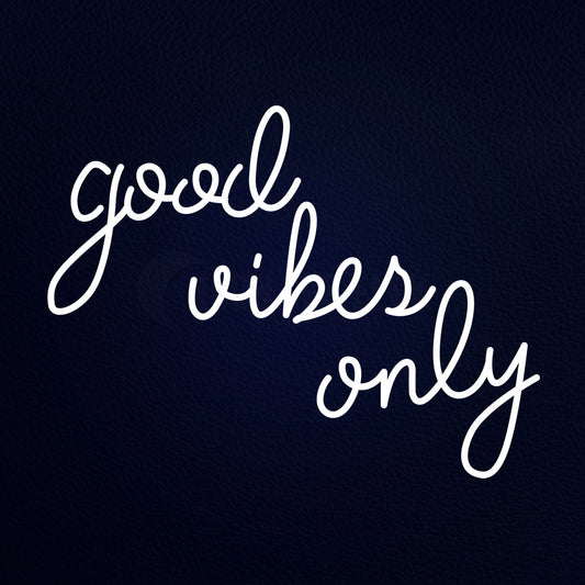 Good Vibes Only Neon Flex Sign