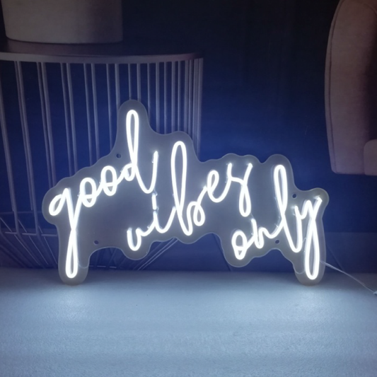 Good Vibes Only Neon Sign