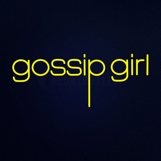 Gossip Girl Neon Flex Sign