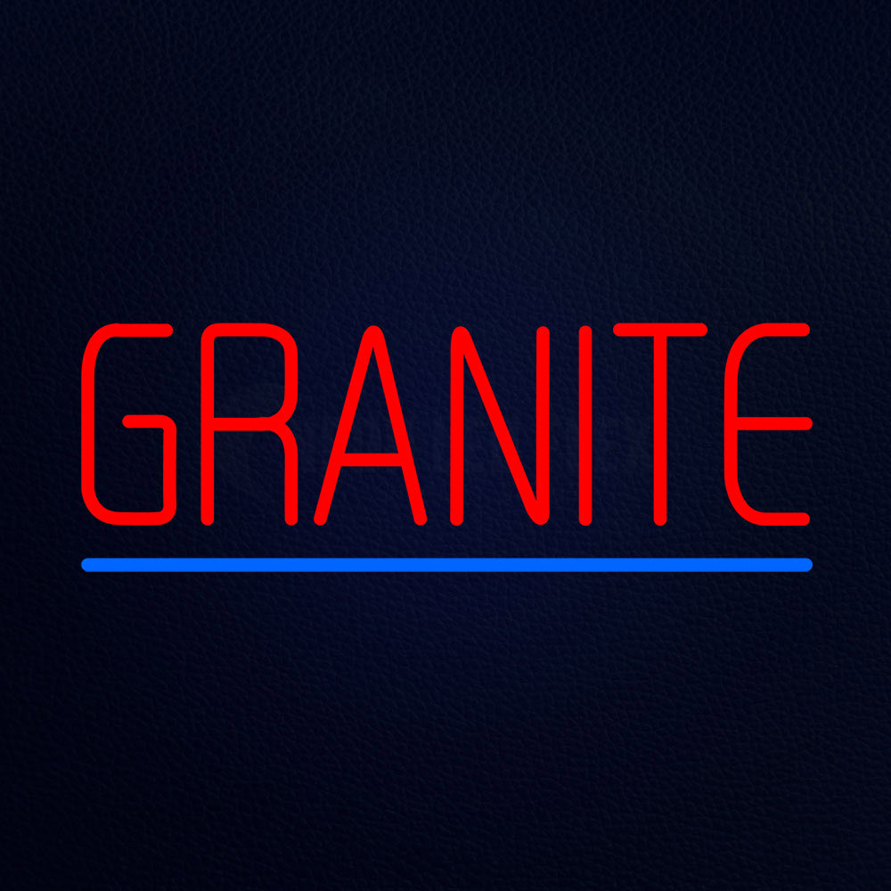 Granite Neon Flex Sign