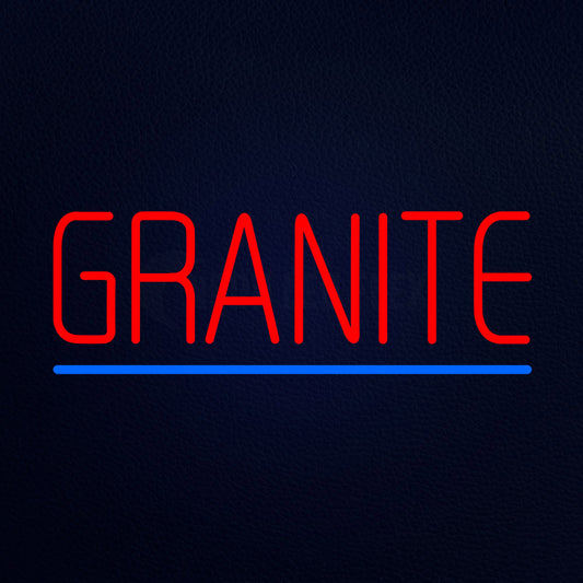 Granite Neon Flex Sign