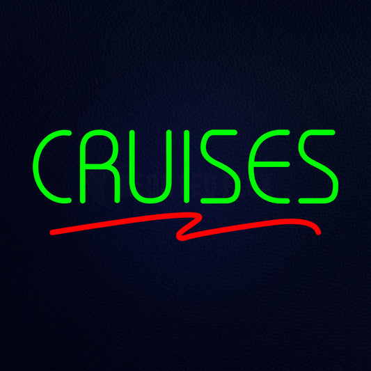 Green Cruises Neon Flex Sign