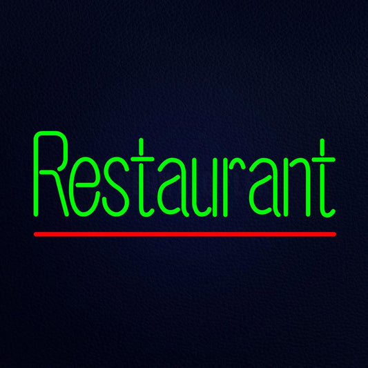 Green Restaurant Neon Flex Sign