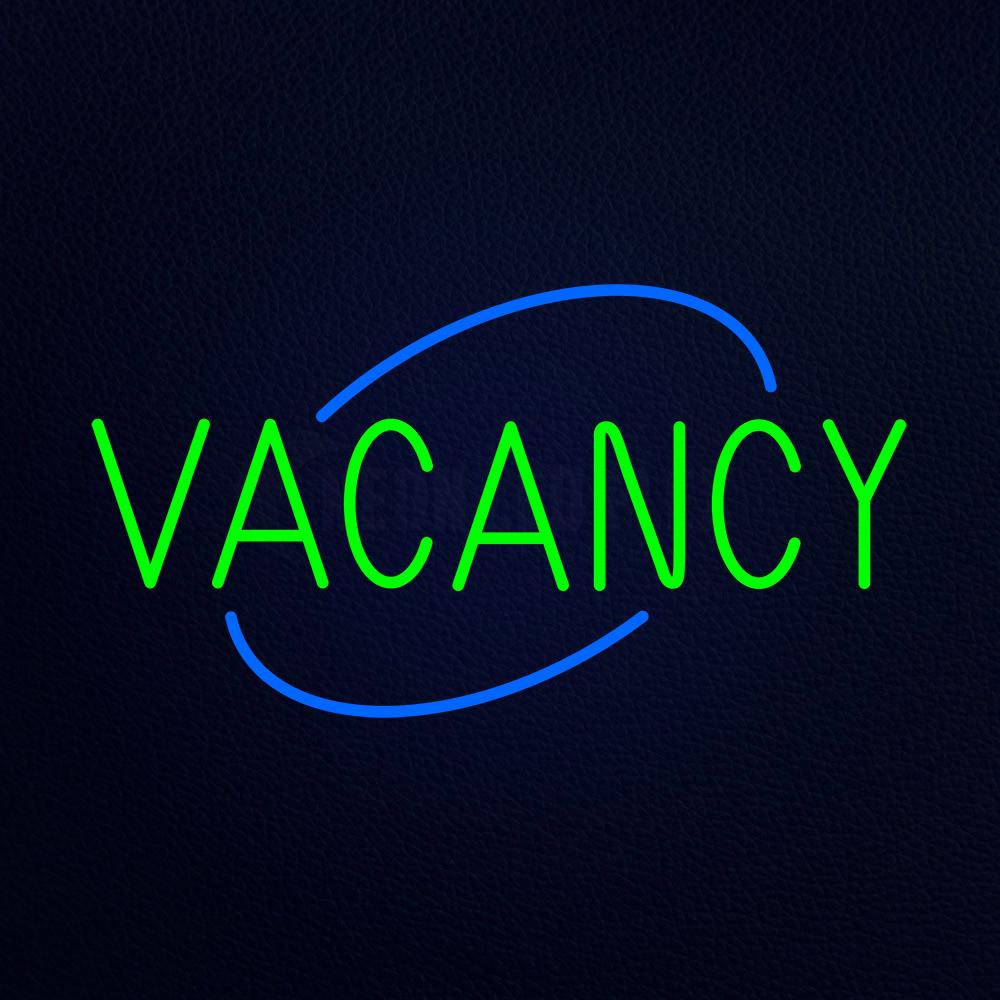 Green Vacancy Neon Flex Sign