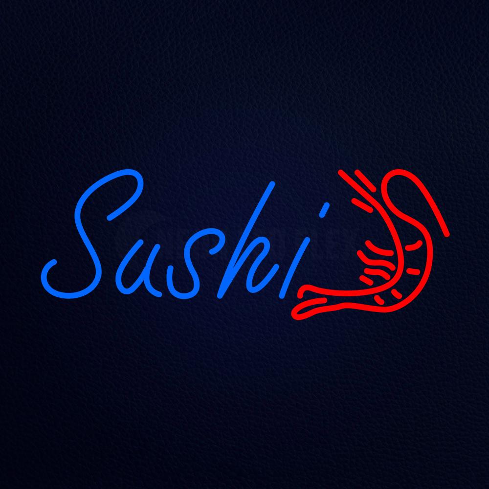 Green Yellow Sushi Neon Flex Sign