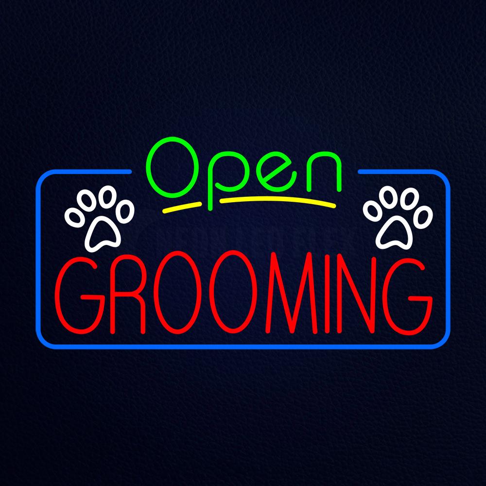 Grooming Neon Flex Sign