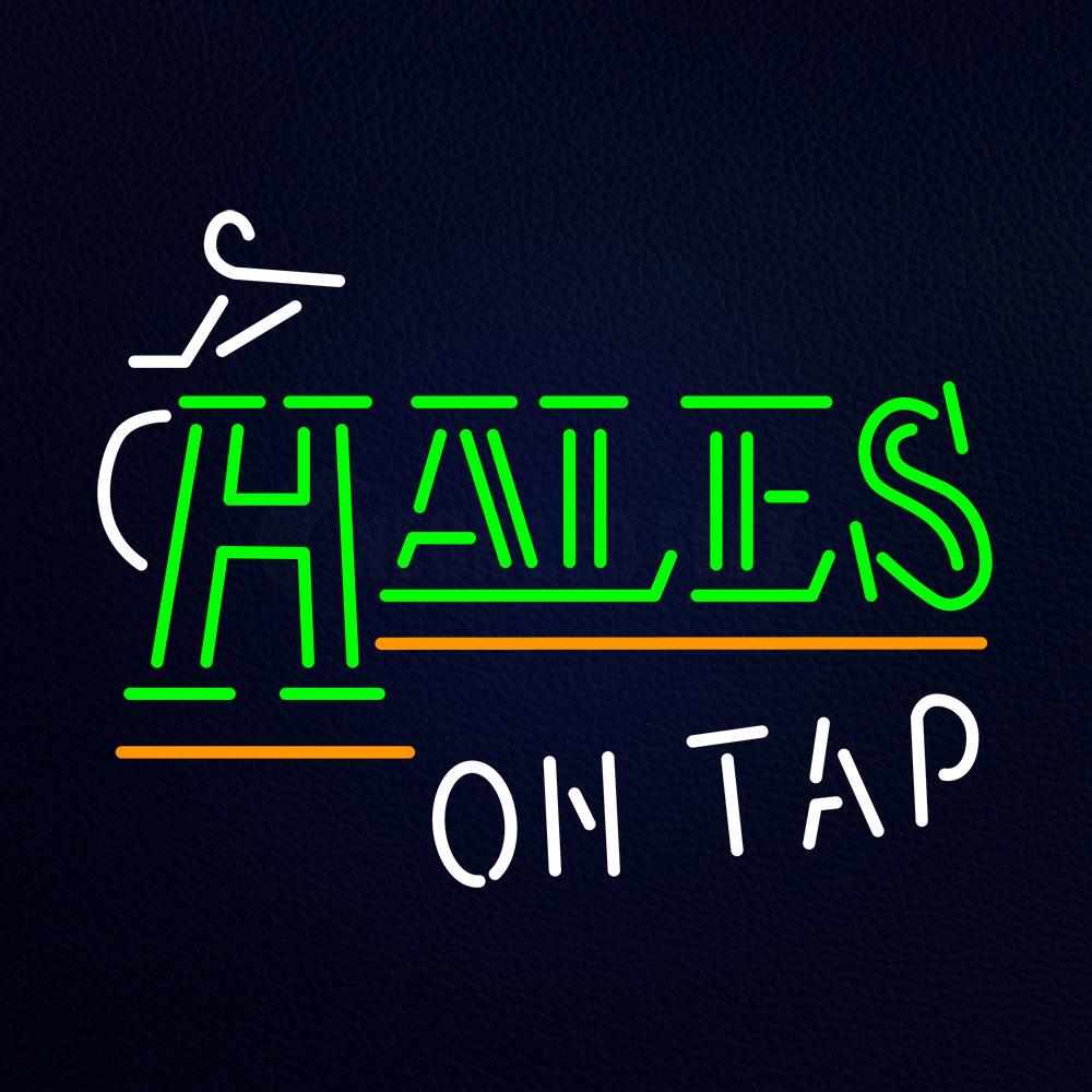 Hales on Tap Neon Flex Sign