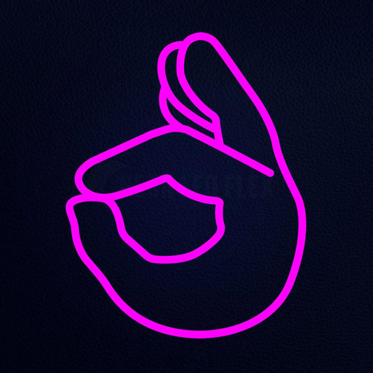 Hand Emoji Neon Flex Sign