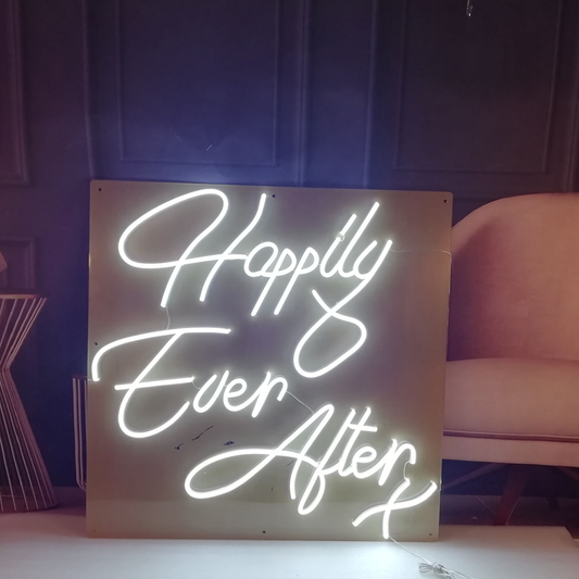 Happily Ever After X Neon Sign