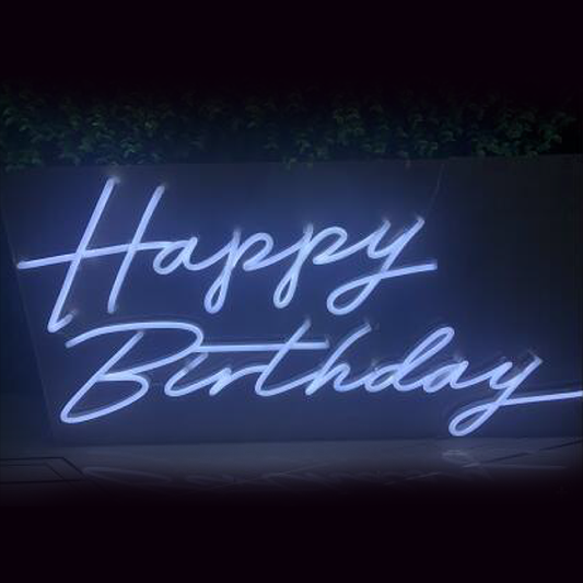 Happy Birthday Neon Sign