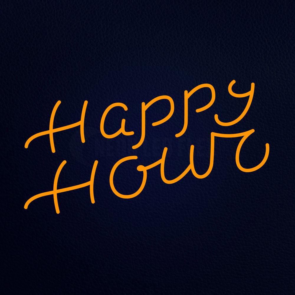 Happy Hour Neon Flex Sign