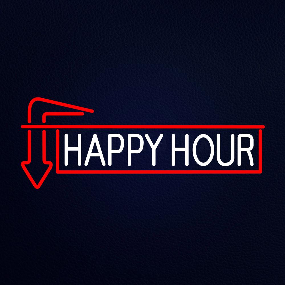 Happy Hour Neon Flex Sign