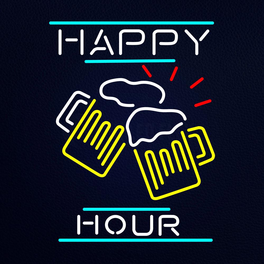 Happy Hour Neon Flex Sign