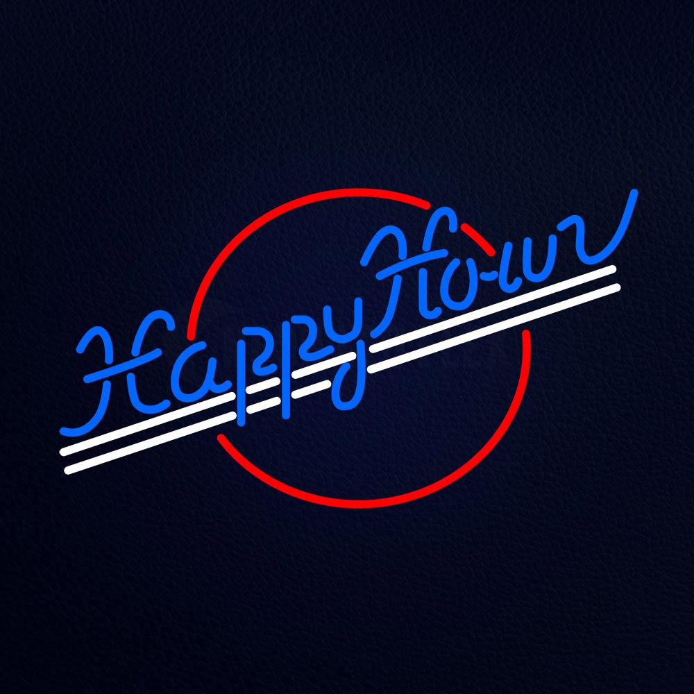 Happy Hour Neon Flex Sign