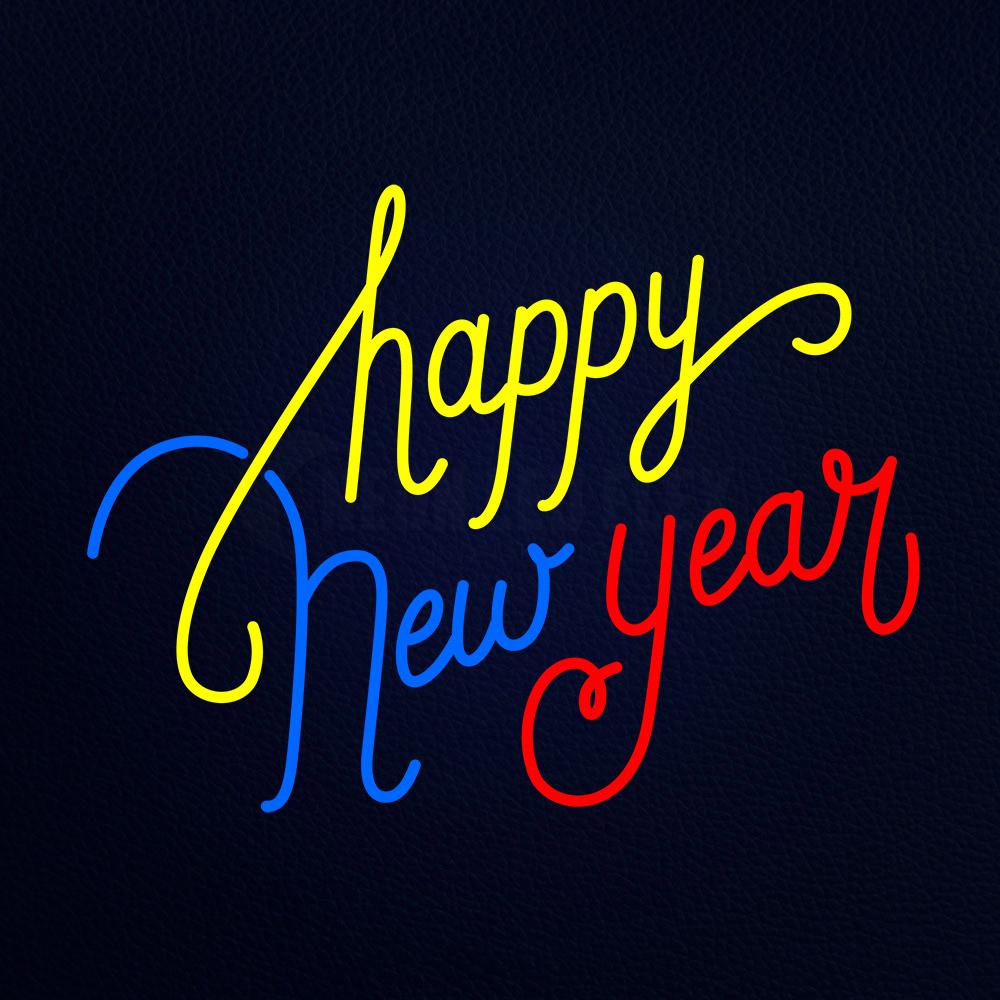 Happy New Year Neon Flex Sign