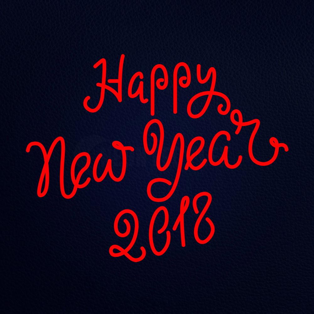 Happy New Year Neon Flex Sign