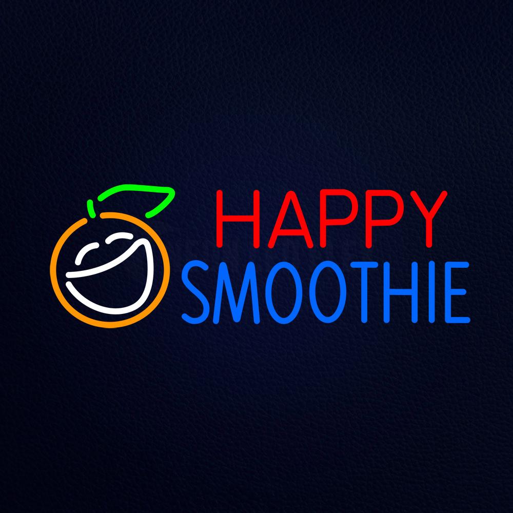 Happy Smoothie Neon Flex Sign