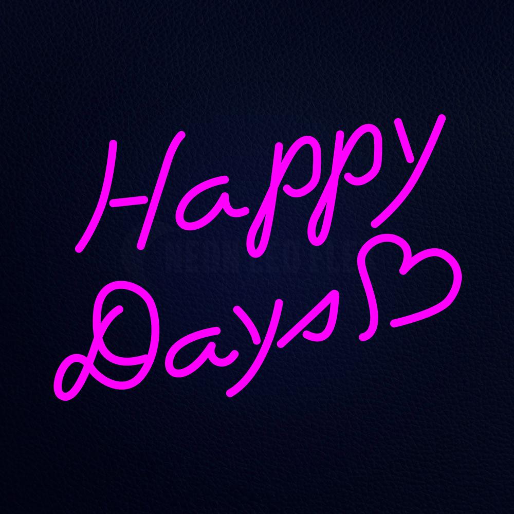 Happydays Neon Flex Sign