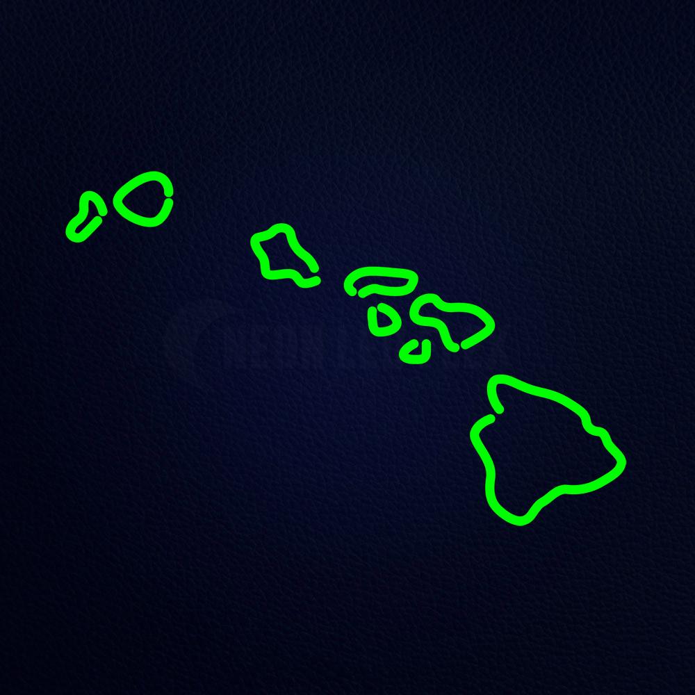 Hawaiian Islands Neon Flex Sign