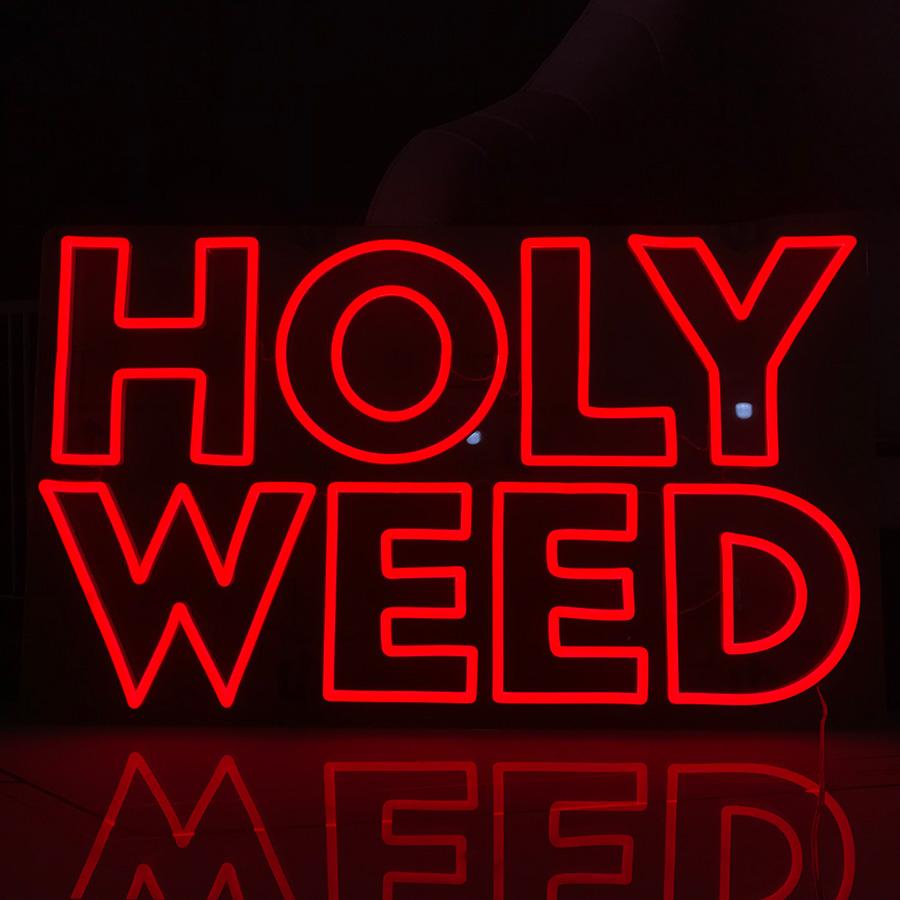 Holy Weed Neon Sign