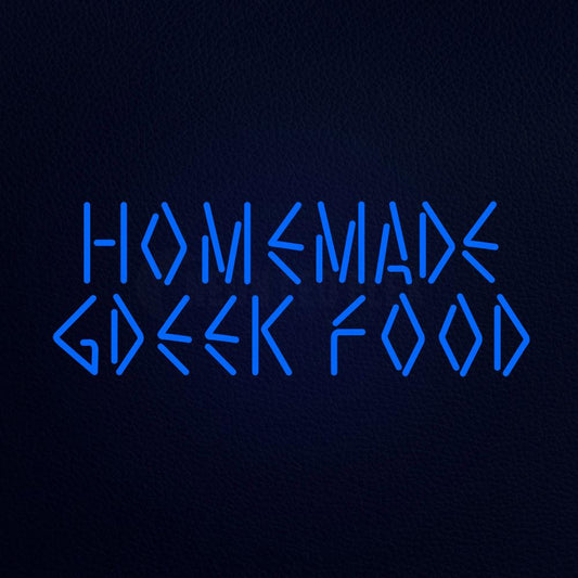 Home Made Greek Food Neon Flex Sign