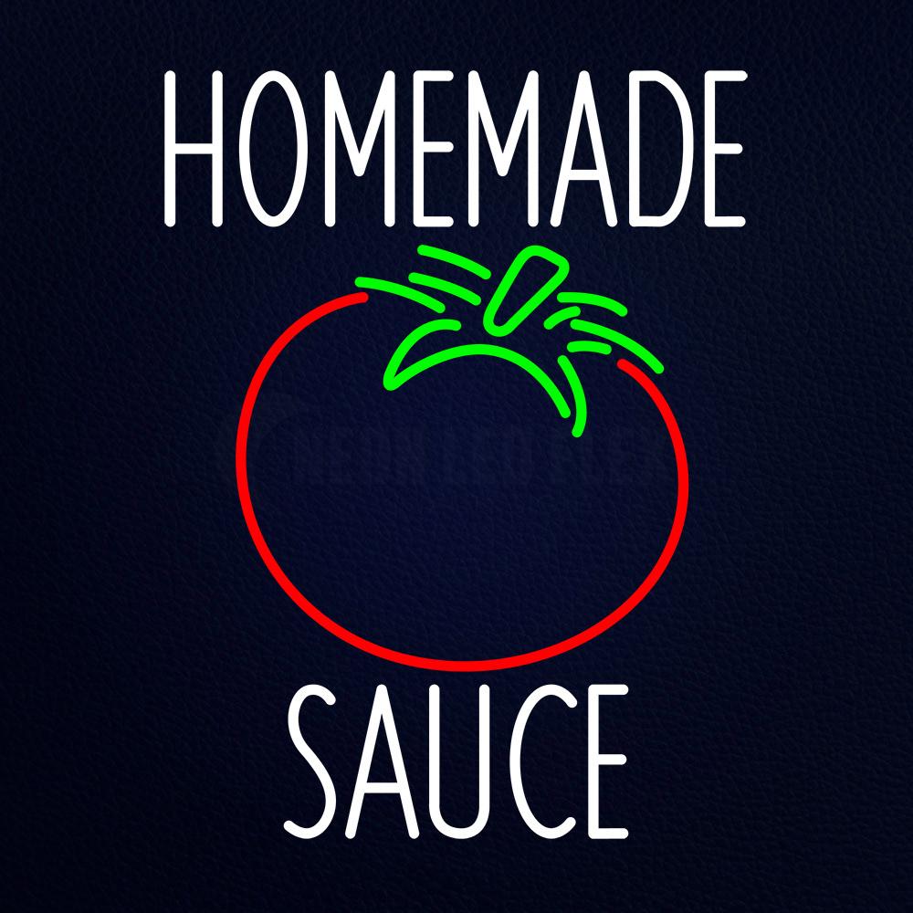 Homemade Sauce Logo Neon Flex Sign