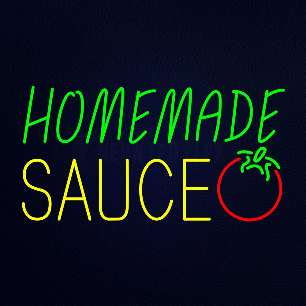 Homemade Sauce With Tomato Neon Flex Sign