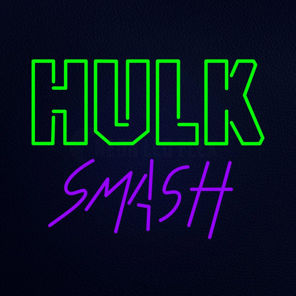 Hulk Smash Neon Flex Sign