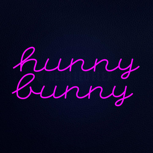 Hunny Bunny Neon Flex Sign