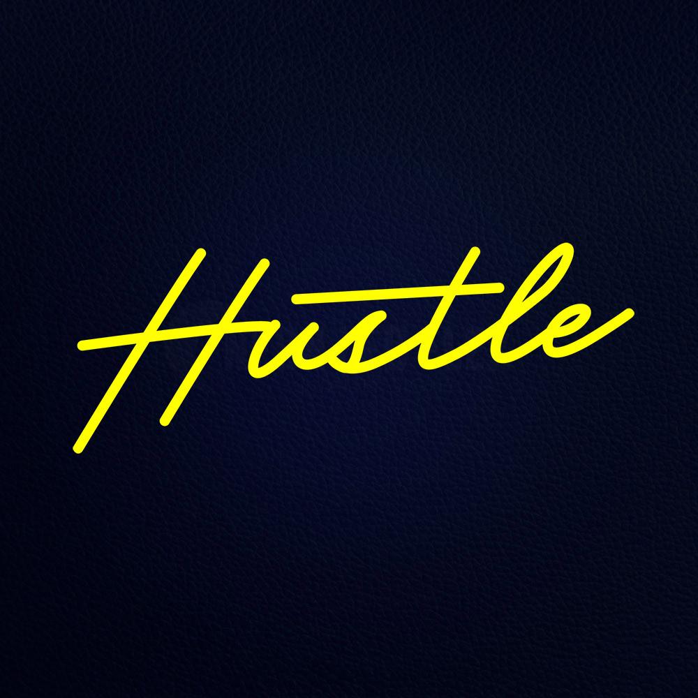 Hustle Neon Flex Sign